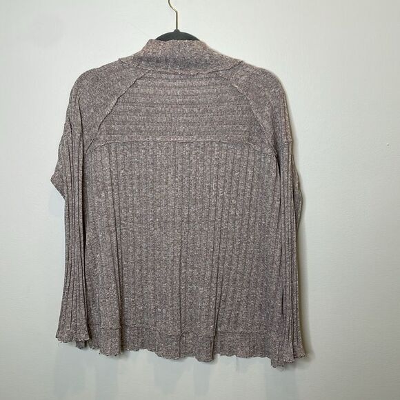 Free People Mock Neck Ribbed Sweater Size M - Picture 5 of 5